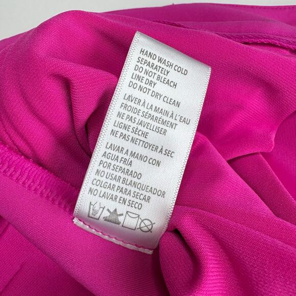 Good American | Fuchsia Pink Scuba Trouser Pants - Picture 7 of 7